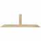 Ekena Millwork Portland Rough Sawn Timber Gable Bracket, Douglas Fir, 60"W x 20"H x 4"D x 4"F, 8/12 Pitch GBW060X20X0404POR00RDF - alternate 1